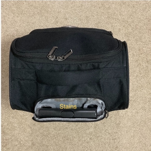 Black Travel Select 16" UnderSeat Soft Side Rolling Carry On - Picture 7 of 8